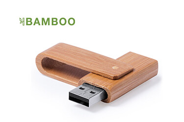 usb de bambú